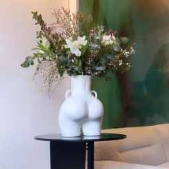 Maison | Anissa Kermiche Vase Avec Poignees D'Amour (Blanc)