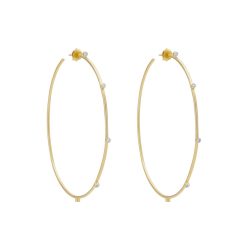 Des Boucles D'Oreilles | Anissa Kermiche Boucles D'Oreilles Creoles Mega Razzle Dazzle