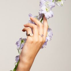 Anneaux | Anissa Kermiche Bague Amethyste Carree