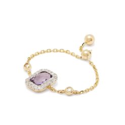 Anneaux | Anissa Kermiche Bague Amethyste Carree