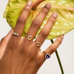 Anneaux | Anissa Kermiche Bague Citrine Carree