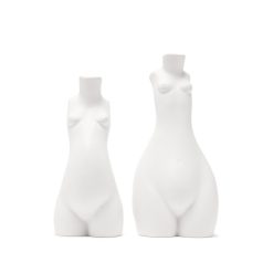 Maison | Anissa Kermiche Bougeoir Tit For Tat Court (Blanc Mat)