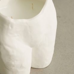 Maison | Anissa Kermiche Bougie Popotin (Blanc)