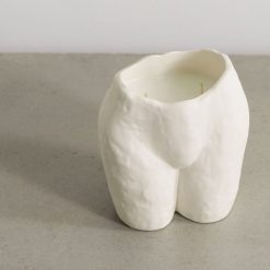 Maison | Anissa Kermiche Bougie Popotin (Blanc)