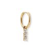 Des Boucles D'Oreilles | Anissa Kermiche Boucle D'Oreille Trio Bronte Dore