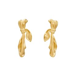 Des Boucles D'Oreilles | Anissa Kermiche Boucles D'Oreilles En Tissu Dore (Or)