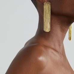 Des Boucles D'Oreilles | Anissa Kermiche Boucles D'Oreilles Grand Fil (Or)