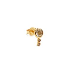 Des Boucles D'Oreilles | Anissa Kermiche Mini Boucle D'Oreille Topaze Blanche