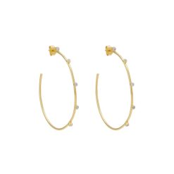 Des Boucles D'Oreilles | Anissa Kermiche Boucles D'Oreilles Creoles Razzle Dazzle